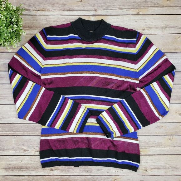 Rachel Roy XXL Victorian Stripe Sweater - Picture 3 of 7